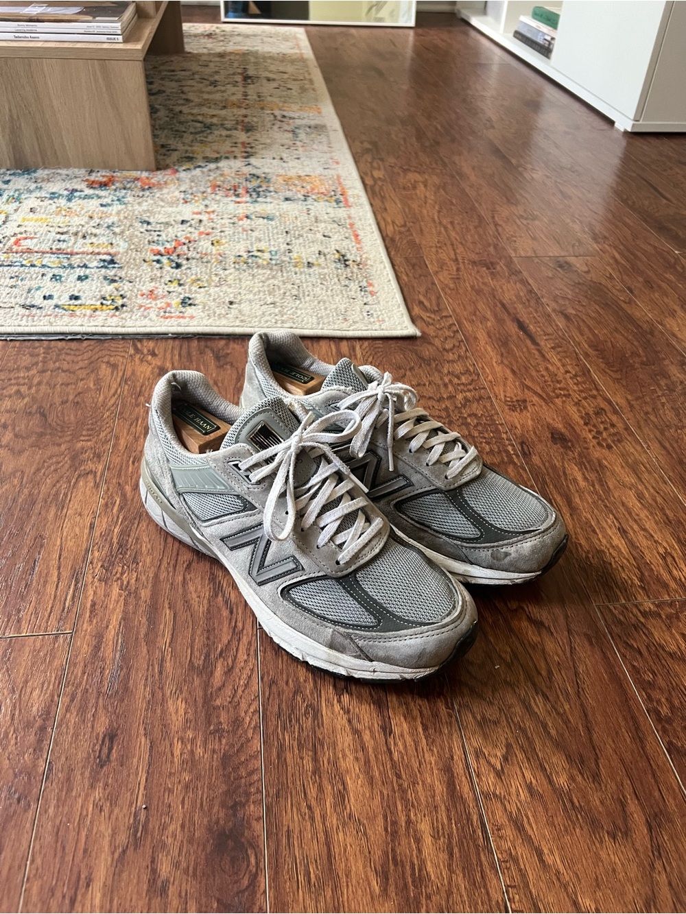 New Balance 990v5 Castlerock Grey Shoes Size 10 Men's